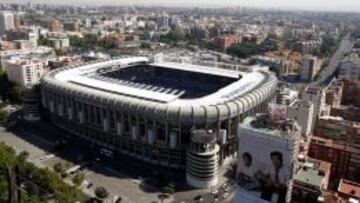 Estadio Santiago Bernabéu.