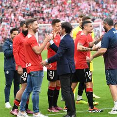 Marcelino: “Yo me habría enfadado mucho si me pitan ese penalti por manos”