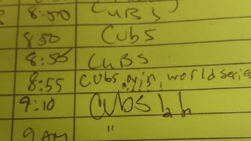 En ocasiones, hay motivos para llegar tarde a clase y el triunfo de los Chicago Cubs es un excelente ejemplo.