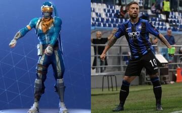 ¡Baila como el 'Papu'! El atacante del Atalanta es otro de los futbolistas que han generado más 'hype' con el Fortnite.