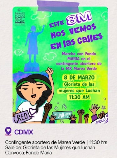 Marcha 8M por Día de la Mujer en CDMX: contingentes, horarios y puntos de reunión este 2026