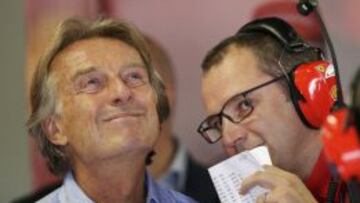 Montezemolo y Domenicali en su &eacute;poca en Ferrari.