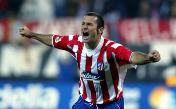 Visti¨® la camiseta del Atl¨¦tico de Madrid desde el 2002 hasta el 2004.