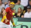 Nadal: "He tenido problemas sobre todo en el primer set"