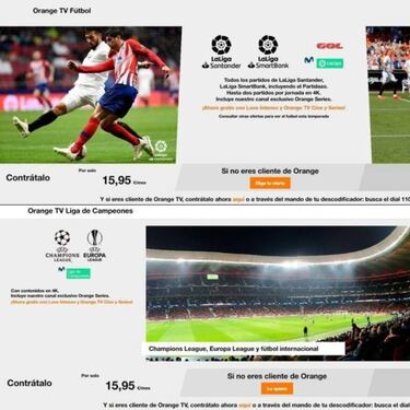 ?C¨®mo ver el f¨²tbol en TV y online? Precios, paquetes, ofertas y tarifas