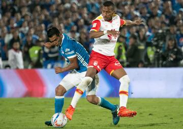 Partido de ida de la Final Liga Águila 2017-II en el estadio El Campín. Millonarios ganó 1-0 a Santa Fe.