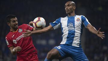 Naldo, en el Espanyol-Getafe