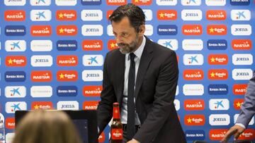 Quique Sánchez Flores, presentado como nuevo técnico del Espanyol.