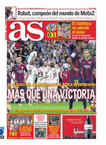 Las portadas de AS de octubre