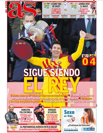 Las portadas de AS de abril