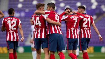 Renan Lodi, Marcos Llorente, Su&aacute;rez, Jo&atilde;o F&eacute;lix y Carrasco.