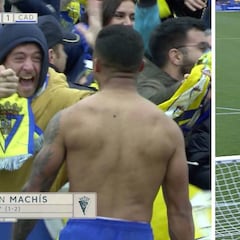 Machís es otro cuando juega en España: el vinotinto le dio el triunfo al Cádiz en el descuento