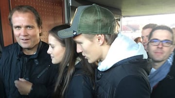 Odegaard spotted watching loan destination club Rennes