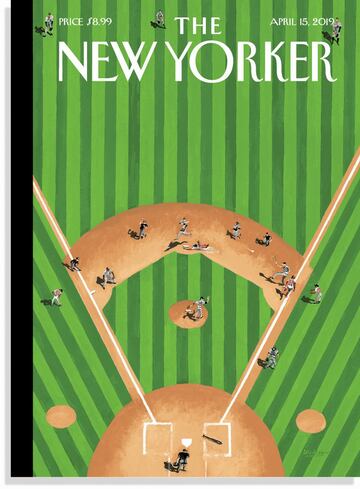 La revista seminal estadounidense refleja en portada un partido de béisbol de los New York Yankees, frente a los Chicago White Sox y que perdieron por 2-5.