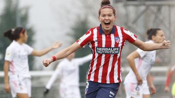 Van Dongen, jugadora del Atlético.