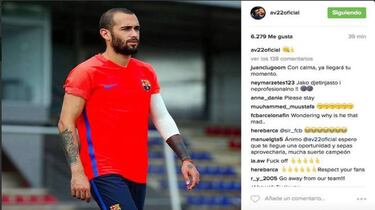 Aleix Vidal lashes out in social media outburst