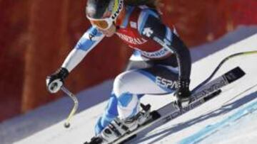 Carolina Ruiz, undécima en el Super G de Lake Louise
