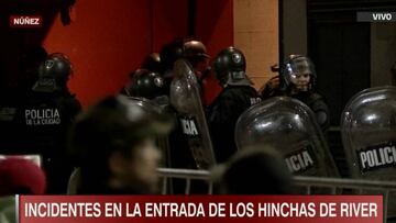 Pudo acabar en tragedia: incidentes antes del River-Gremio