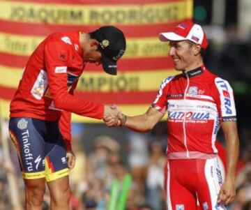 Vuelta a España de 2012. Alberto Contador y Joaquim Rodríguez.