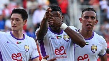 Laba celebra el gol ante Wydad.