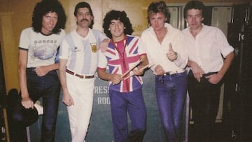 Cuando Freddie Mercury y Diego Maradona se encontraron