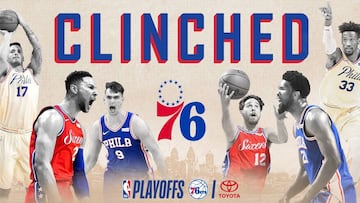 Los Philadelphia 76ers disputar&aacute;n sus primeros playoffs desde 2012. El Proceso va dando sus frutos.