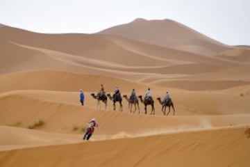 Sam Sunderland, británico ganador del Rally Merzouga