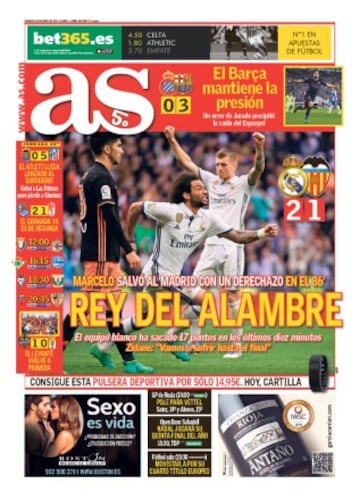 Las portadas de AS de abril