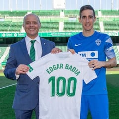 Edgar llega a los 100: "Espero disfrutar de muchos más partidos en el Elche"
