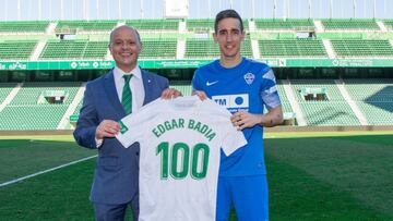 Edgar llega a los 100: "Espero disfrutar de muchos más partidos en el Elche"