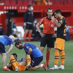 La lesión de Guedes se queda en un susto