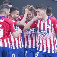 El Atlético tiene al alcance de la mano el segundo puesto