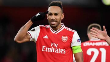 Pierre-Emerick Aubameyang has scored 16 goals for Arsenal this season.