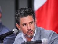 Alejandro Carlos Irarragorri Gutierrez, es un empresario mexicano. Es el fundador y actual Presidente del Consejo de Administracion de Grupo Orlegi during the presentation of the official venue for the Mexico (Mexican National Team) vs Suriname match on June 11 corresponding to the Nations League, at Torreon Convention Center, on April 25, 2022.
<br><br>
Alejandro Carlos Irarragorri Gutierrez, es un empresario mexicano. Es el fundador y actual Presidente del Consejo de Administracion de Grupo Orlegi durante la presentacion de la sede oficial del partido Mexico (Seleccion Mexicana) vs Suriname el proximo 11 de Junio correspondiente a la Nations League, en el Centro de Convenciones de Torreon, el 25 de Abril de 2022.