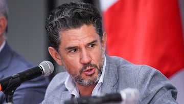 Alejandro Carlos Irarragorri Gutierrez, es un empresario mexicano. Es el fundador y actual Presidente del Consejo de Administracion de Grupo Orlegi during the presentation of the official venue for the Mexico (Mexican National Team) vs Suriname match on June 11 corresponding to the Nations League, at Torreon Convention Center, on April 25, 2022.
<br><br>
Alejandro Carlos Irarragorri Gutierrez, es un empresario mexicano. Es el fundador y actual Presidente del Consejo de Administracion de Grupo Orlegi durante la presentacion de la sede oficial del partido Mexico (Seleccion Mexicana) vs Suriname el proximo 11 de Junio correspondiente a la Nations League, en el Centro de Convenciones de Torreon, el 25 de Abril de 2022.