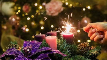 El domingo 30 de noviembre se enciendió la primera vela de la Corona de Adviento en México que representa el tiempo litúrgico.