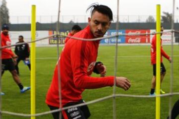 Pinilla, Pulgar, Roco y Fernández ya entrenan con la Roja