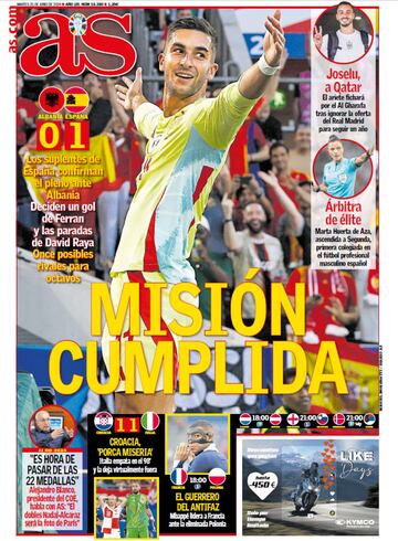 Las portadas de AS de junio