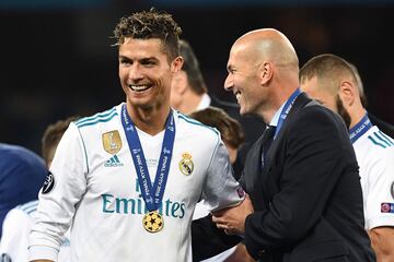 Cristiano Ronaldo y Zidane.