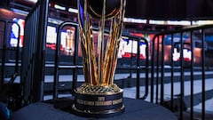 The NBA In-Season Tournament trophy
