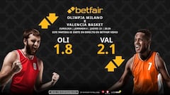 Olimpia Milano vs. Valencia Basket: horario, dónde ver, pronósticos y clasificación