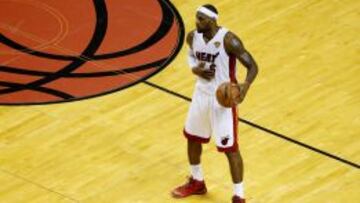LeBron James, en las últimas Finales de la NBA.