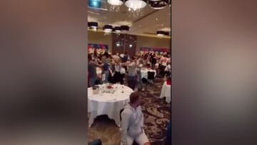 Se filtran imágenes del fiestón de los jugadores ingleses pese a perder la final