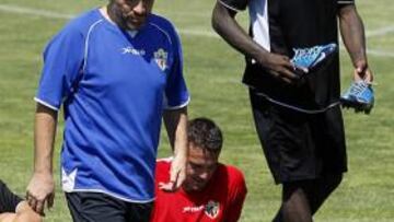 CERRADA. Lillo piensa que tiene la plantilla al completo