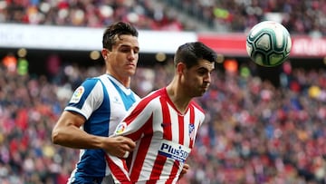 &Aacute;lvaro Morata, en un partido ante el Espanyol.