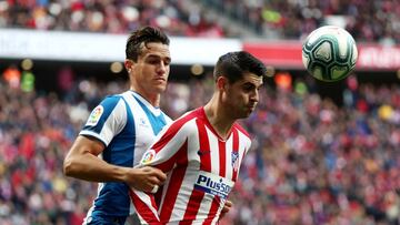 Álvaro Morata, en un partido ante el Espanyol.