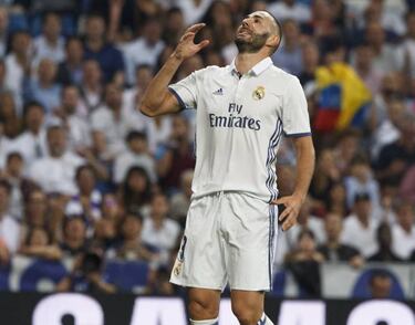 Zidane: "I'm not going to judge Benzema on one game"