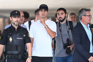 El número uno del mundo ha aterrizado en Valencia tras ganar el US Open donde descansará antes de unirse a la selección española para disputar la Copa Davis. 