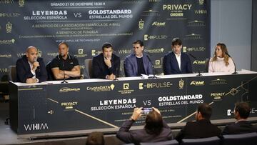 05/12/19
MATALLANAS , ROBERTO CARLOS , FIGO , HIERRO , MORIENTES
PRESENTACION DEL PARTIDO DE LEYENDAS DE LA SELECCION ESPAÃOLA ESPAÃA EN EL WANDA METROPOLITANO