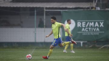 Jugadores del Arouca durante el partido.